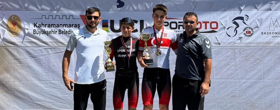 KARAMANLI BİSİKLETÇİLERDEN TÜRKİYE ŞAMPİYONASINDA ÇİFTE BAŞARI